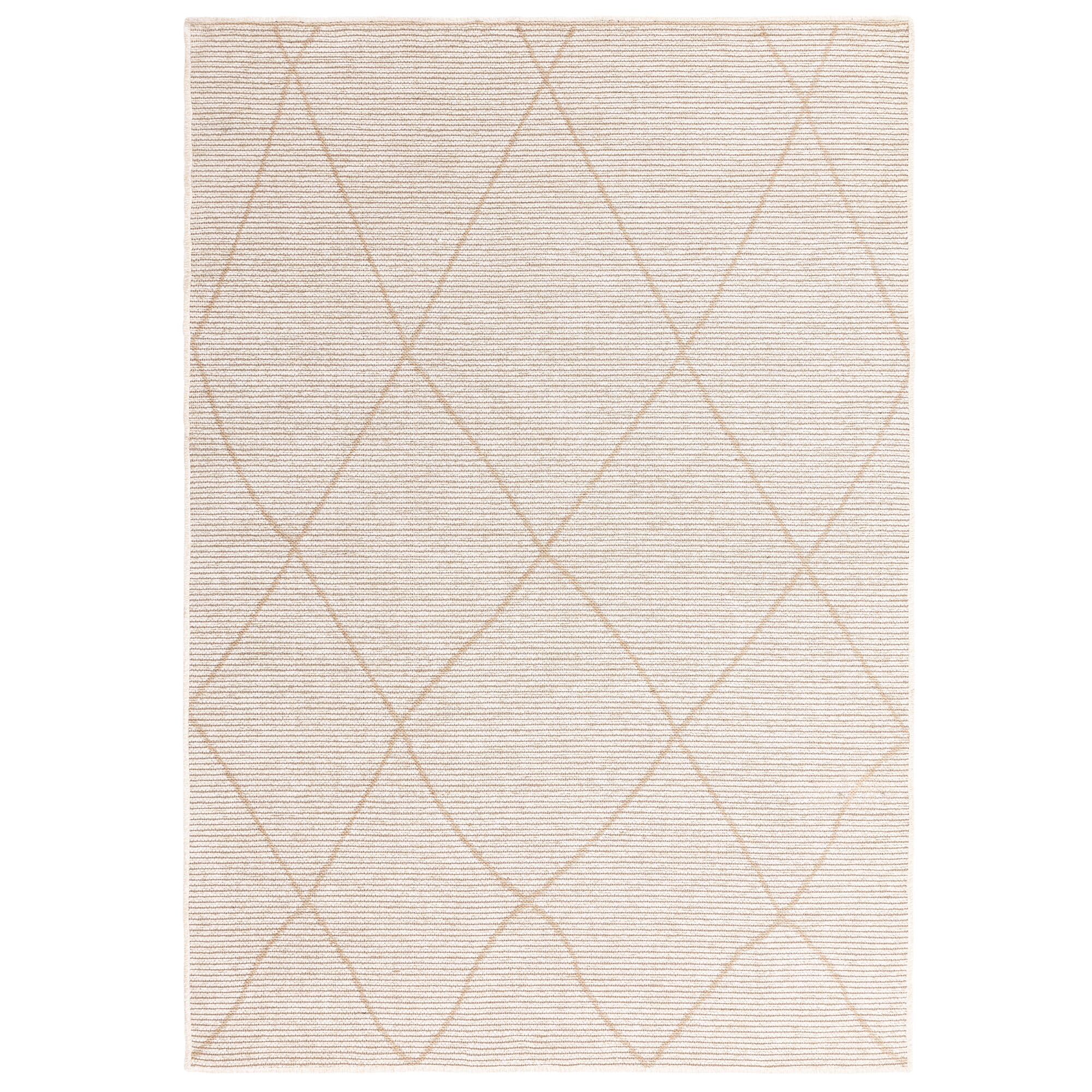 A plain cream rug with a soft even pile