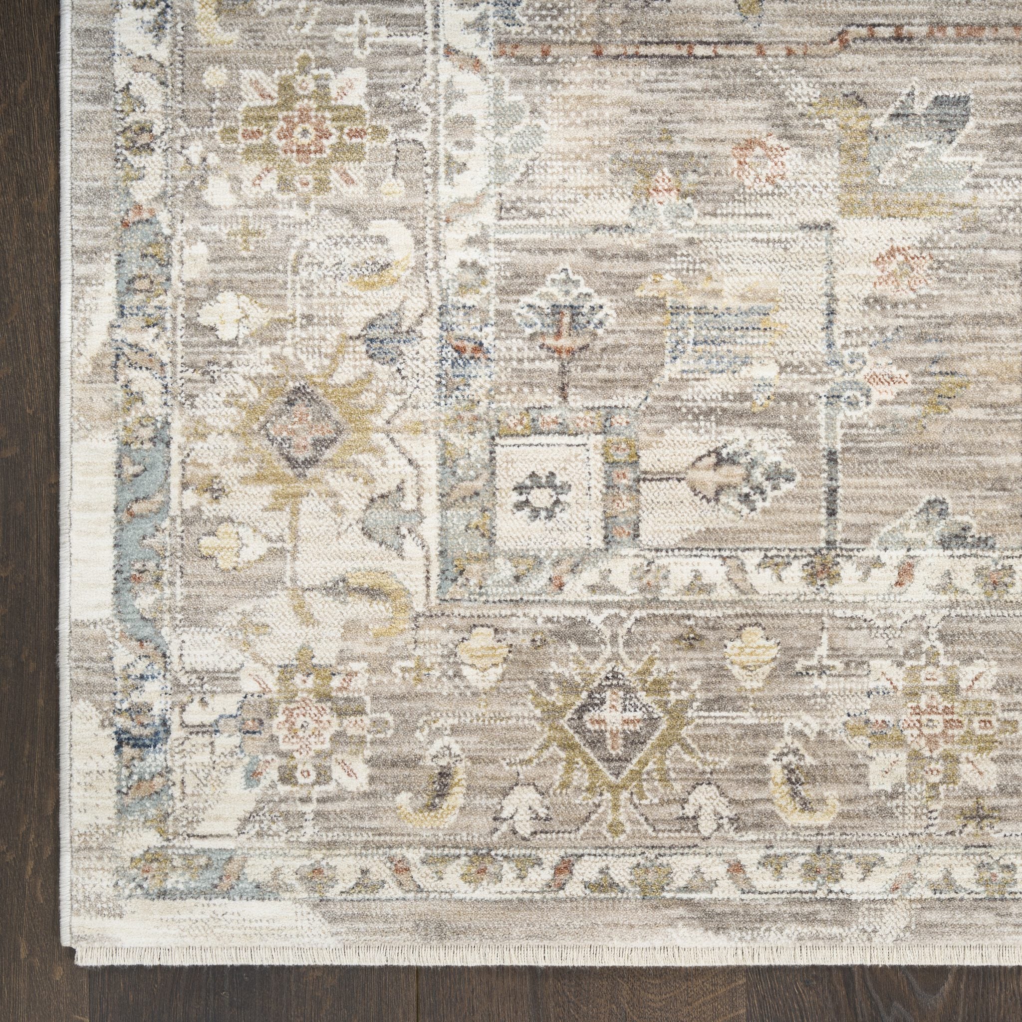 Antique Fusion Anf02 Ivory Multicolour rug