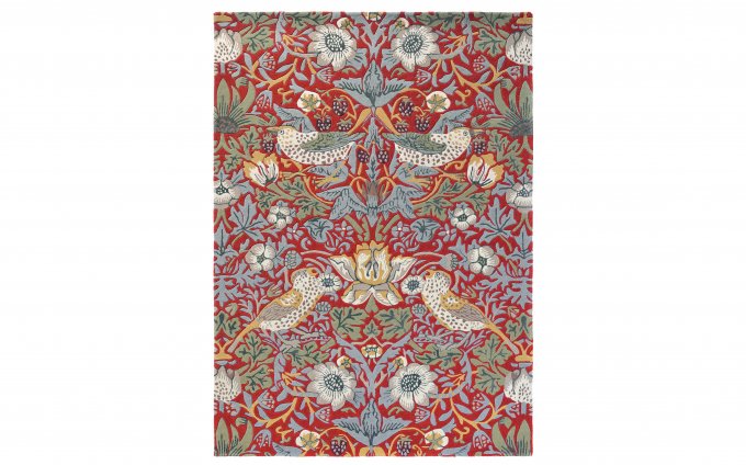 Morris & Co Strawberry Theif Crimson 027700