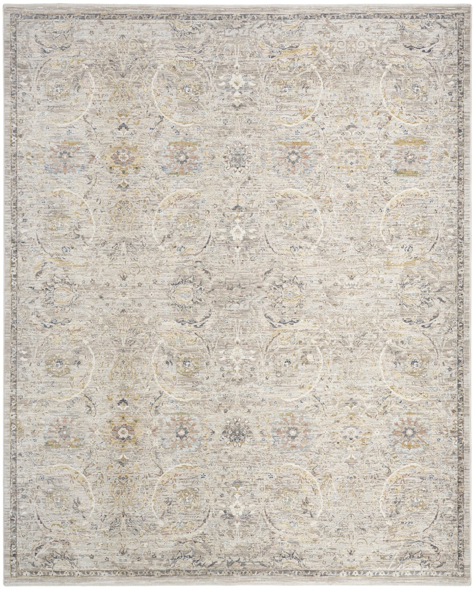 Antique Fusion Anf03 Light Grey rug