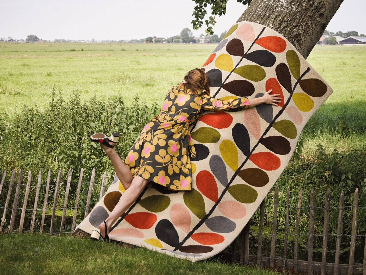 Orla Kiely Classic Multi Stem rug | Kelaty