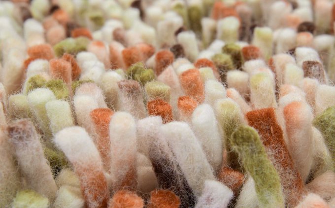 Rocks Pumpkin rug