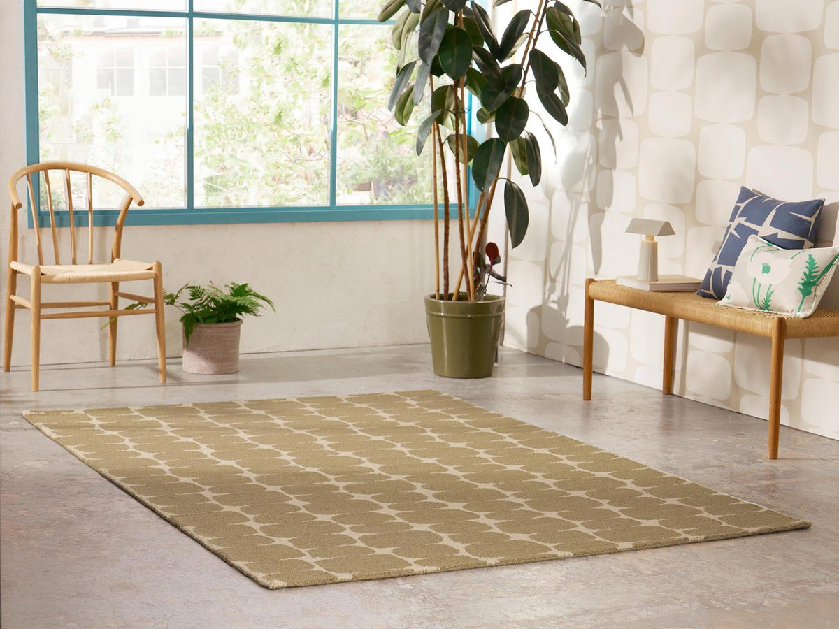 Scion Little Lohko Pebble rug styled in a room setting
