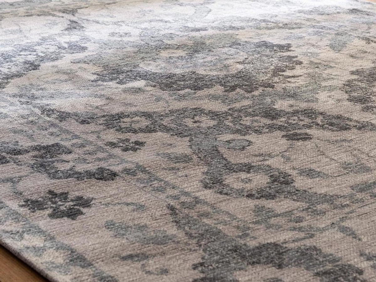 Laura Ashley Newborough Steel rug | Kelaty