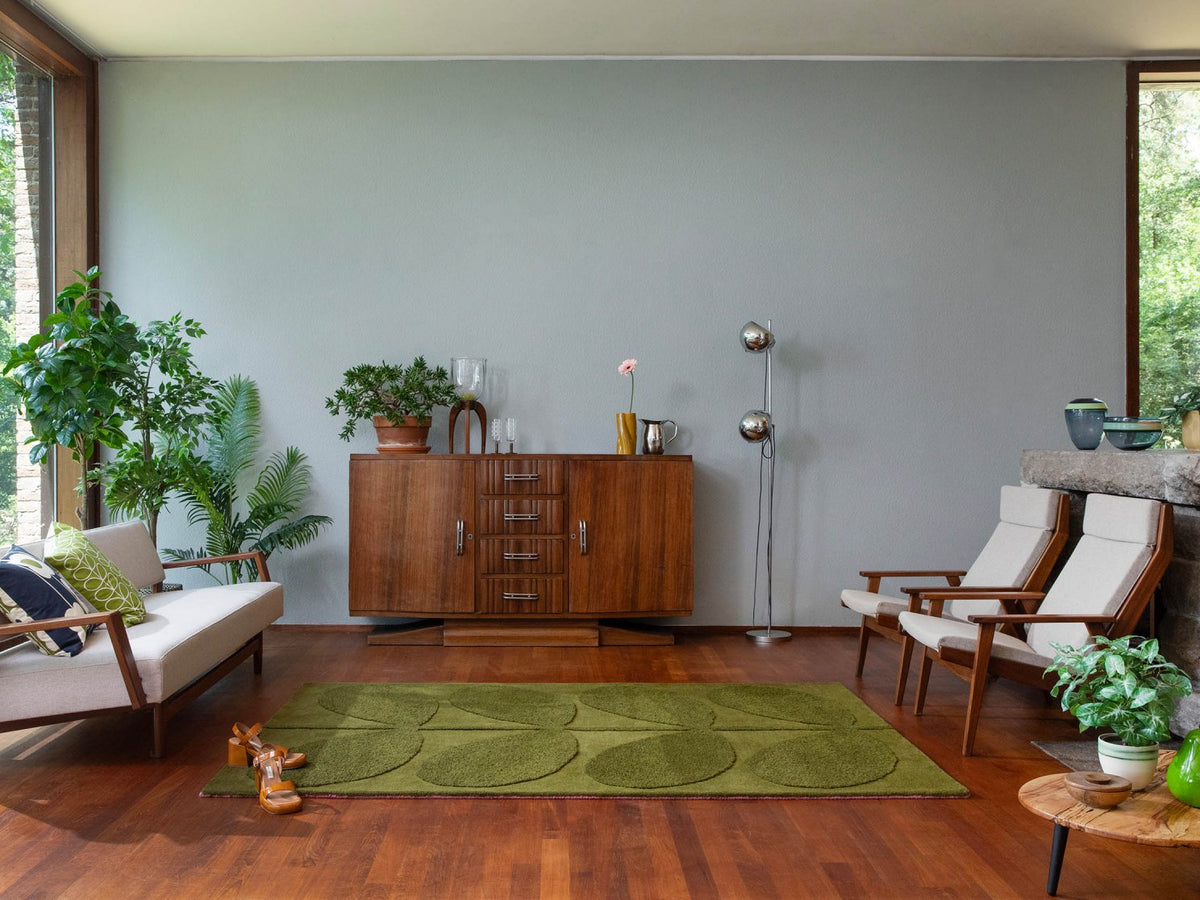 Orla Kiely Solid Stem Fern rug | Kelaty