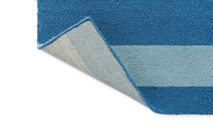 Laura Ashley Lille Sky Blue outdoor rug backing