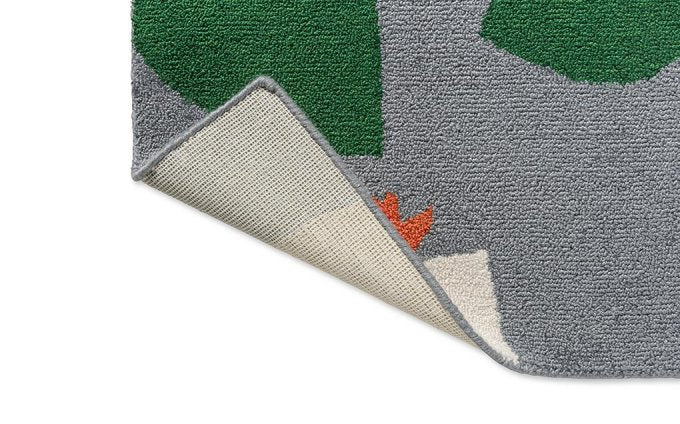 Scion Rosehip Blue outdoor rug backing
