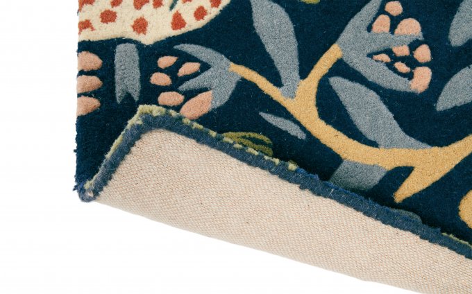 Morris & Co Strawberry Thief Indigo 027708