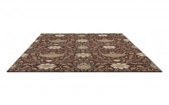 Morris & Co Montreal Russet rug corner detail