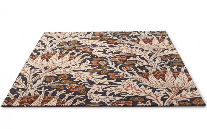 Morris & Co Artichoke Amber Charcoal 127103