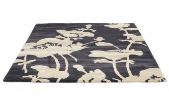Florence Broadhurst Floral 300 Charcoal