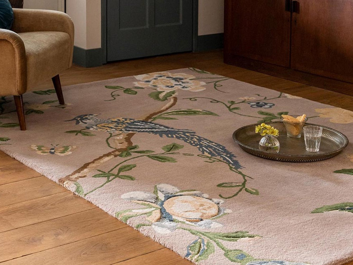 Laura Ashley Summer Palace Truffle Seaspray rug | Kelaty