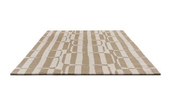 Scion Lohko Stripe Pebble rug corner detail