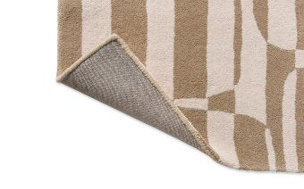 Scion Lohko Stripe Pebble rug texture close-up