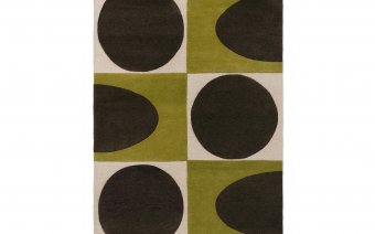 Orla Kiely Spot Square Walnut/Lichen