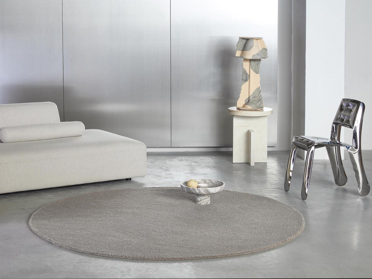 Decor Echo Pebble Round rug