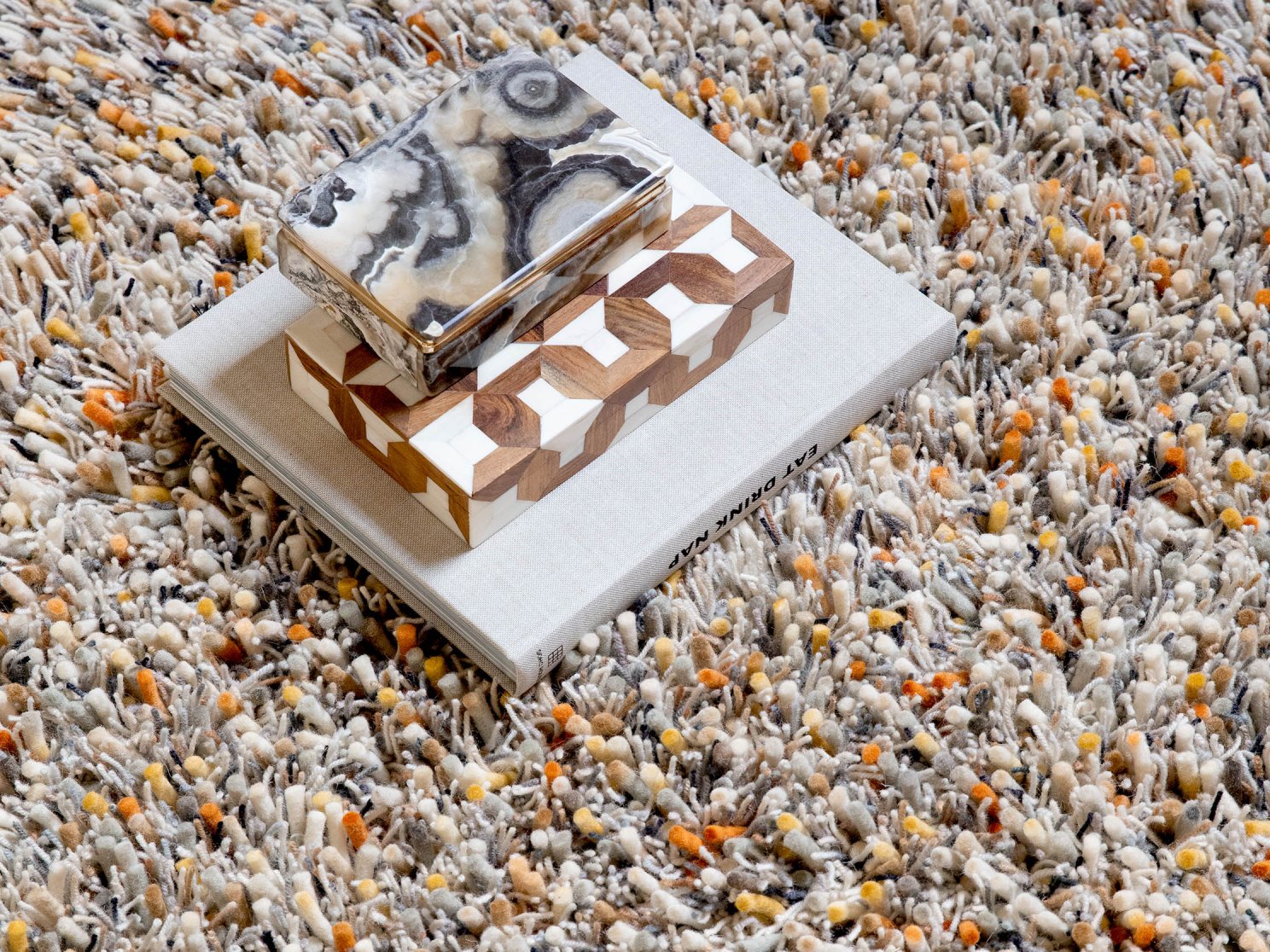Spring Calendula rug