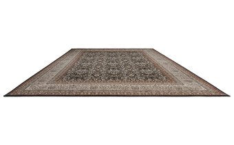 Morris & Co Borage Grey rug corner detail