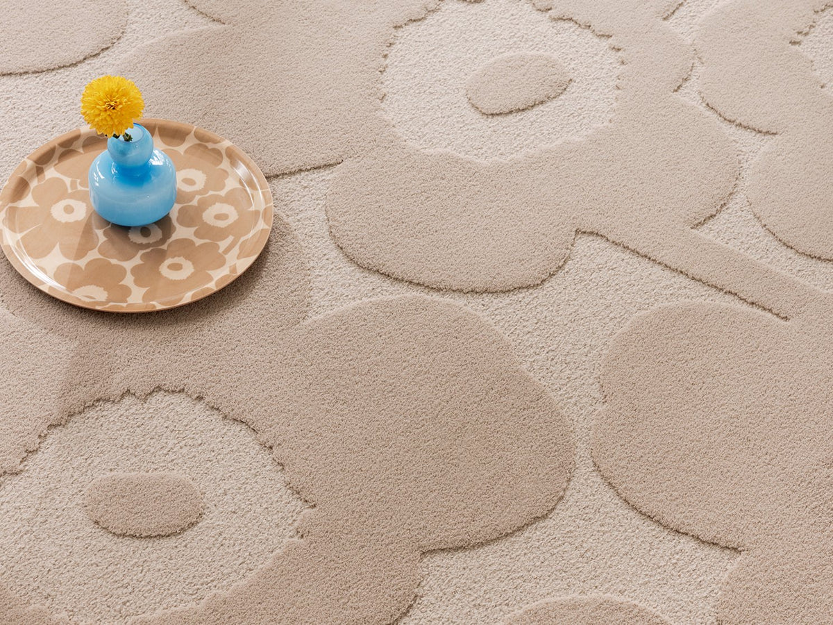 Marimekko Unikko Light Beige rug | Kelaty