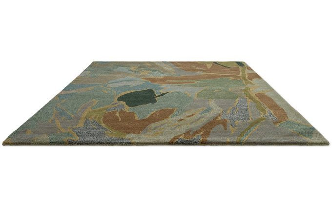 Harlequin Saltillo Forest 144607 rug angled view