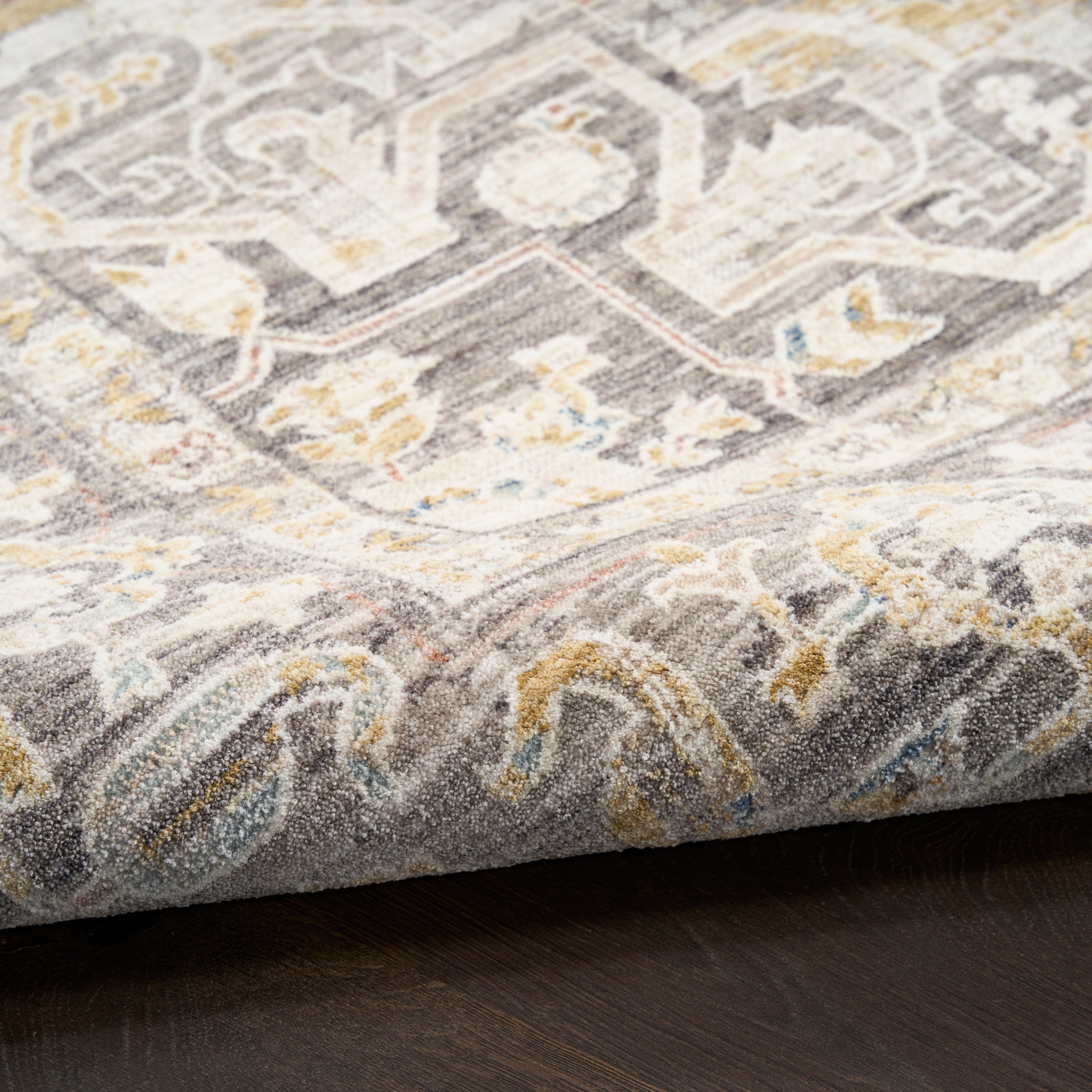 Antique Fusion Anf01 Ivory Charcoal