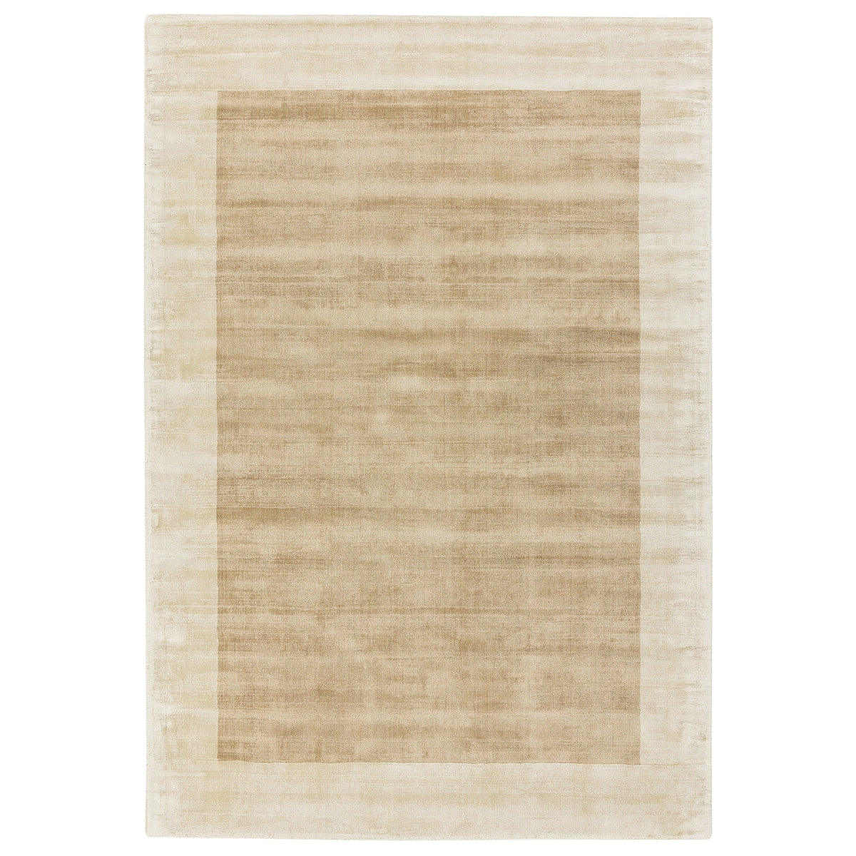 Blade border - champagne putty rug