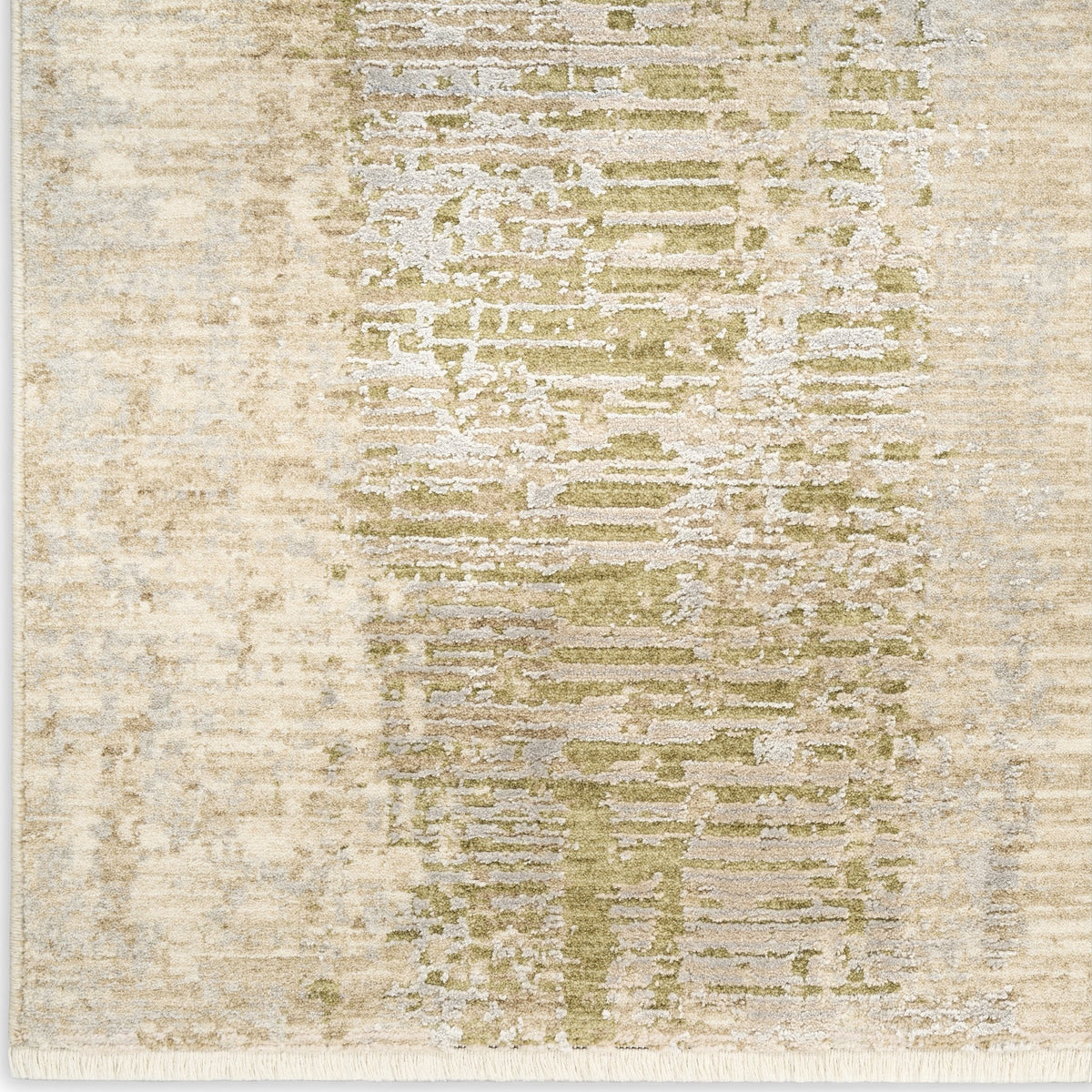 Calvin Klein Drift DRF01 Beige Sage rug corner and pile detail