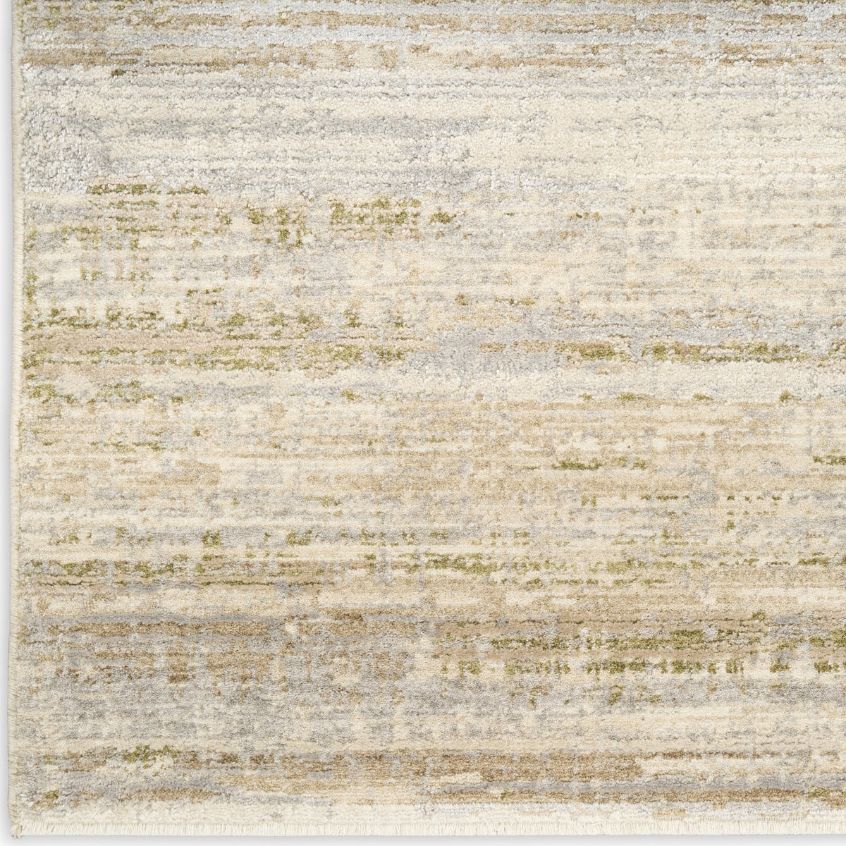 Calvin Klein Drift DRF03 Sand rug corner and pile detail
