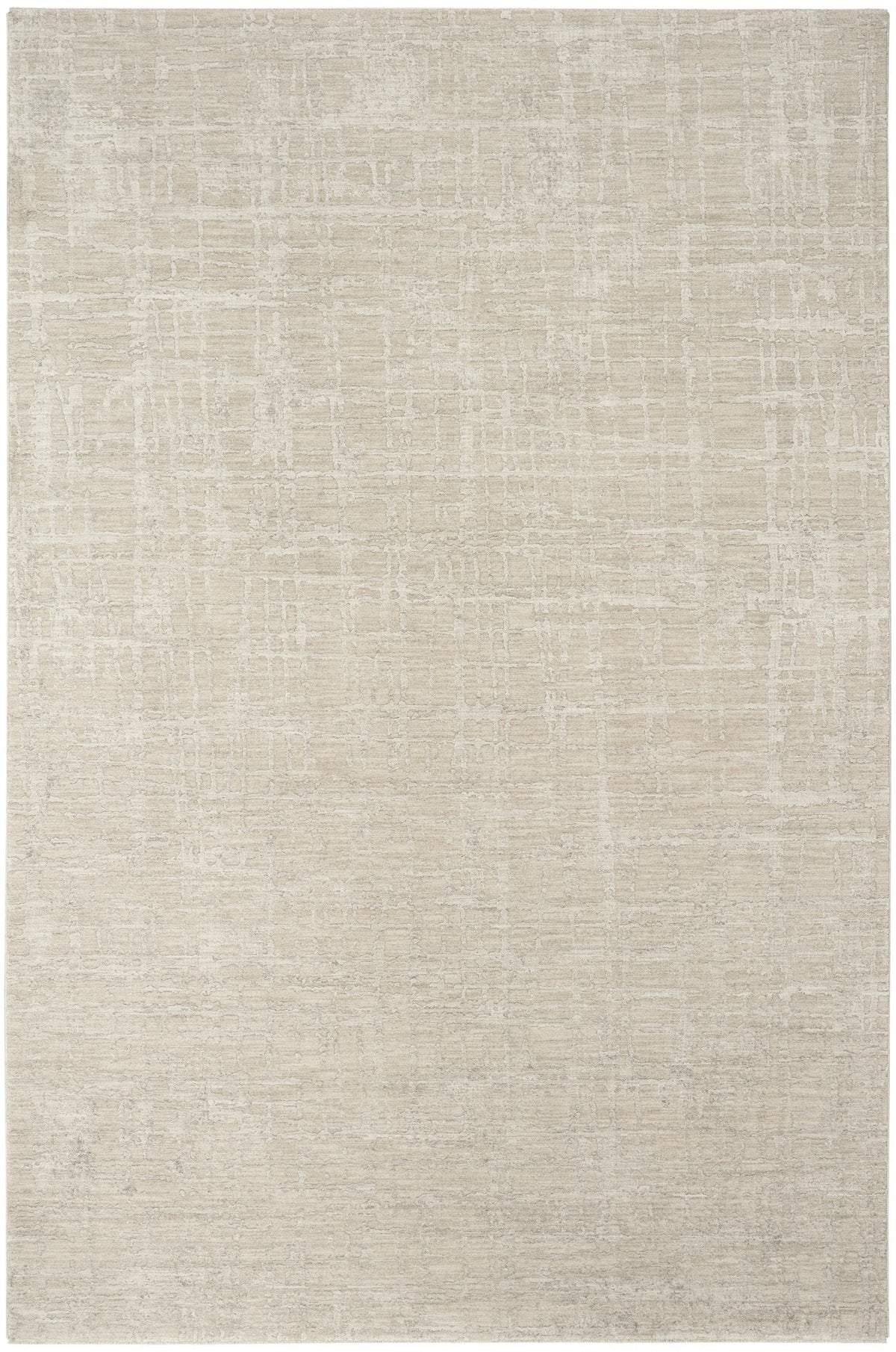 Calvin Klein Latitude LTD01 Ivory Beige rug full flat view