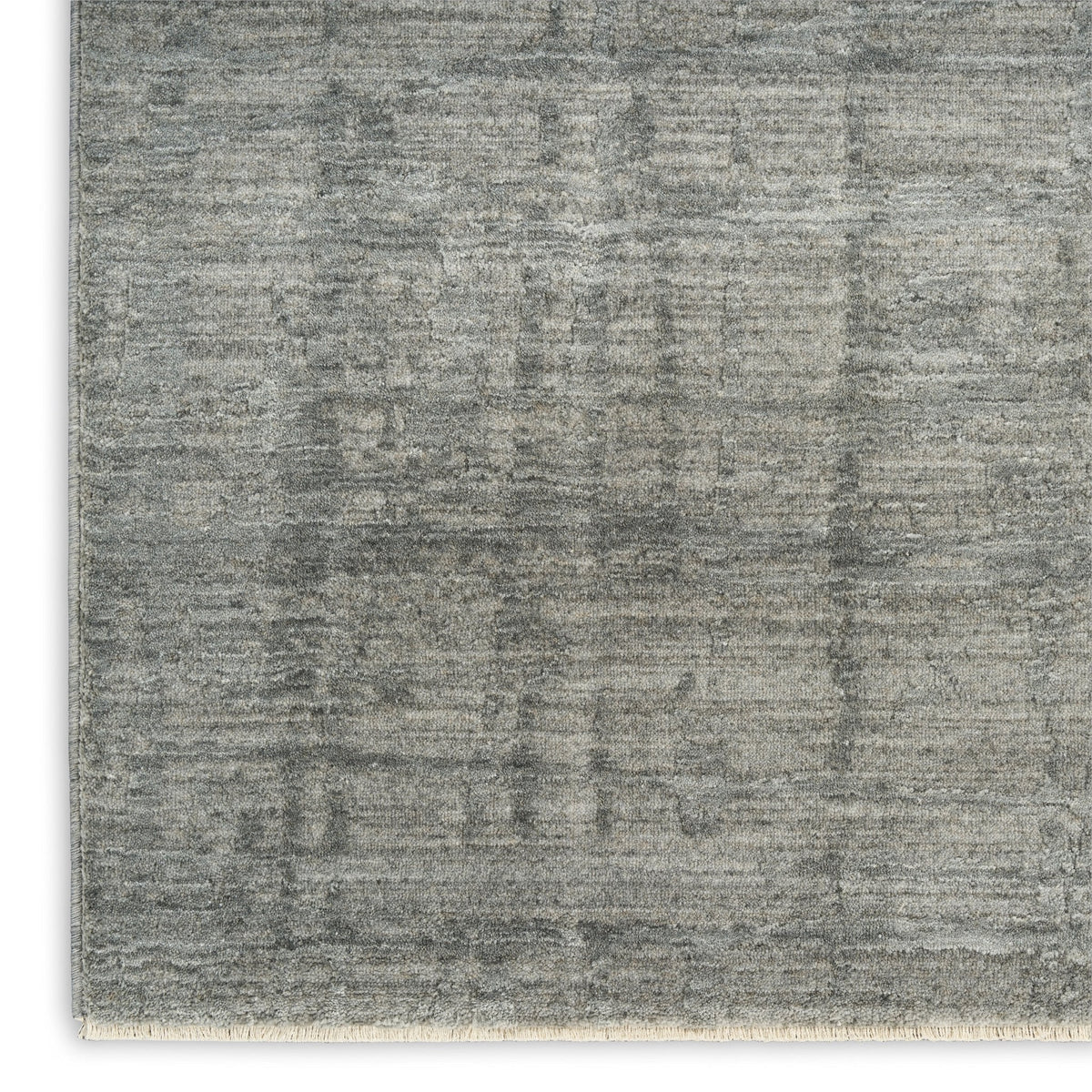 Calvin Klein Latitude LTD01 Slate rug fringe detail