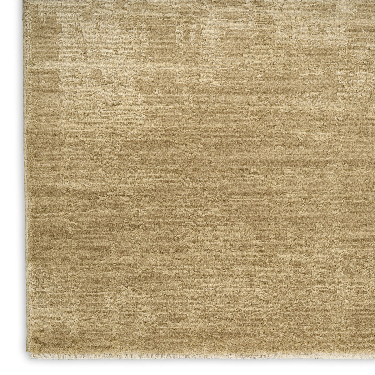 Calvin Klein Latitude LTD01 Taupe rug fringe detail