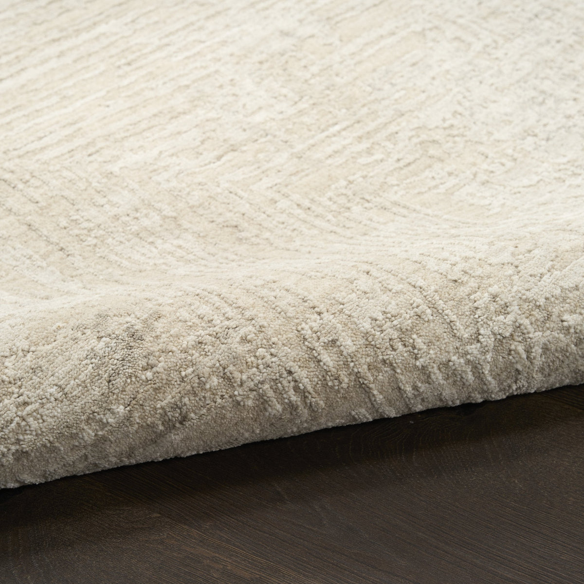 DKNY Madison Square MSQ01 Ivory Beige rug texture close-up