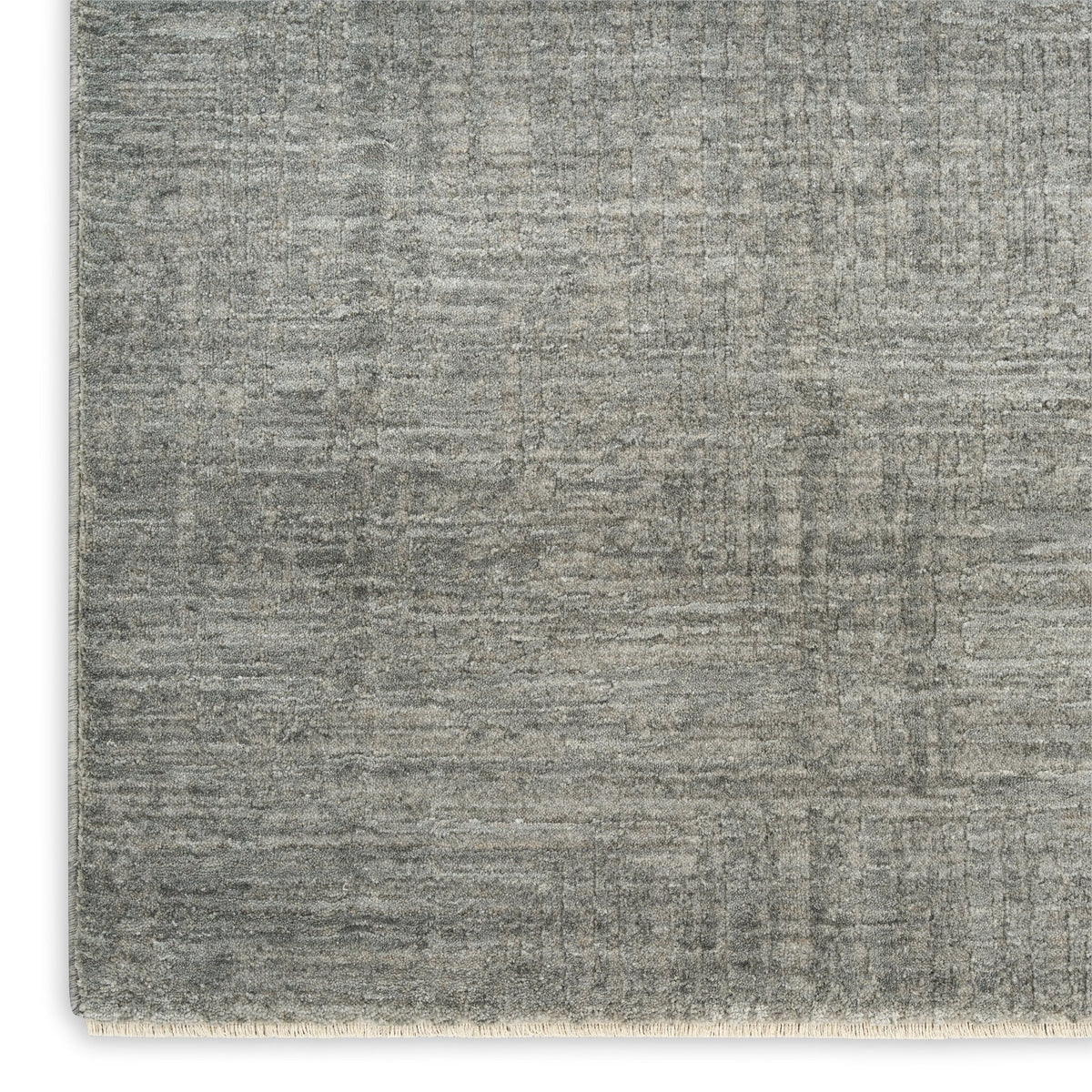 DKNY Madison Square MSQ01 Slate rug fringe detail