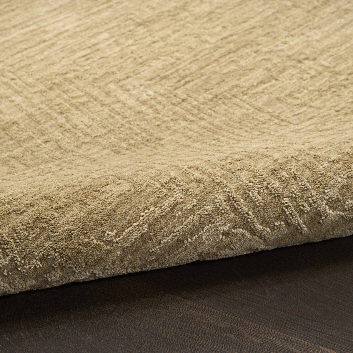 DKNY Madison Square MSQ01 Taupe rug texture close-up