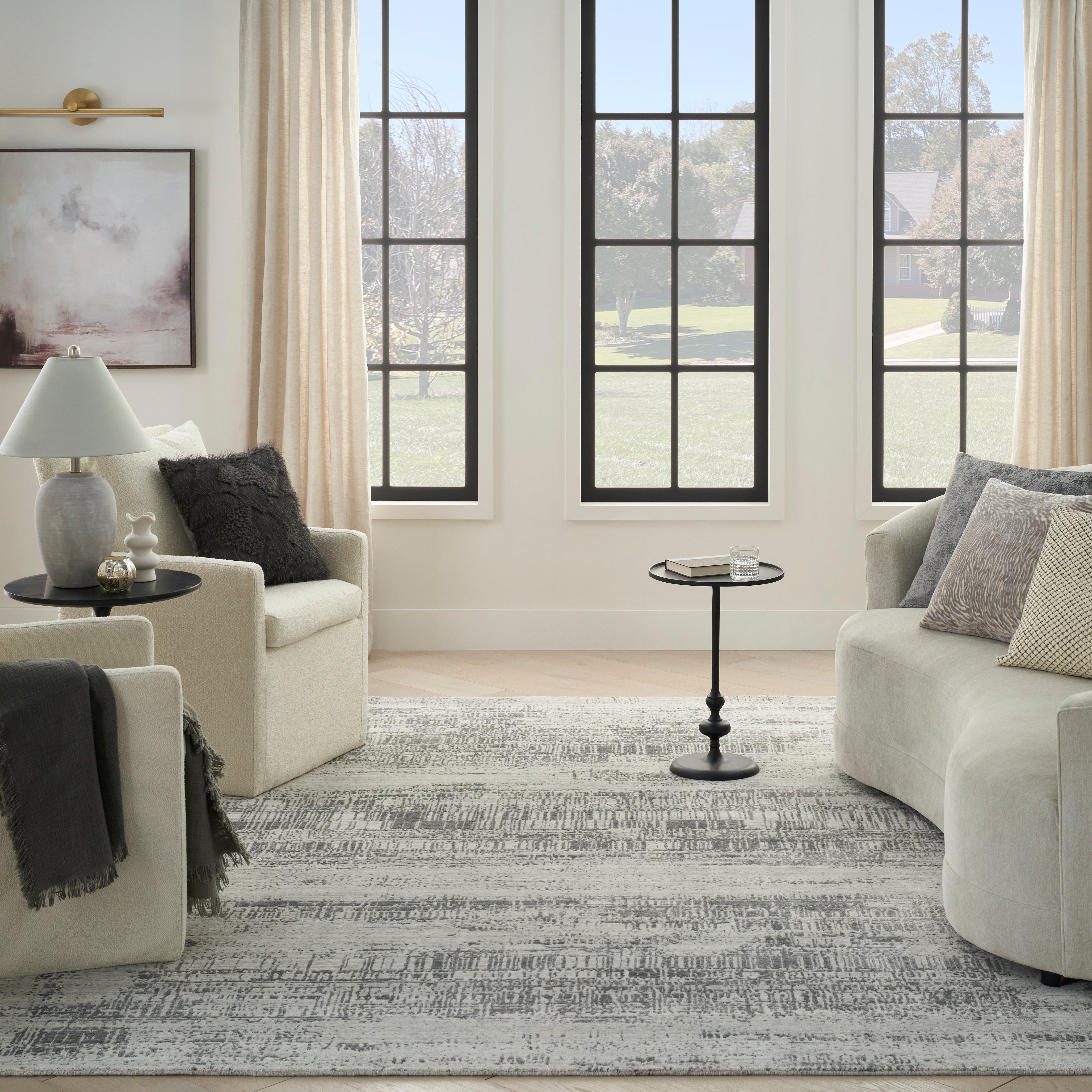 Harmony Hay 01 Ivory Charcoal