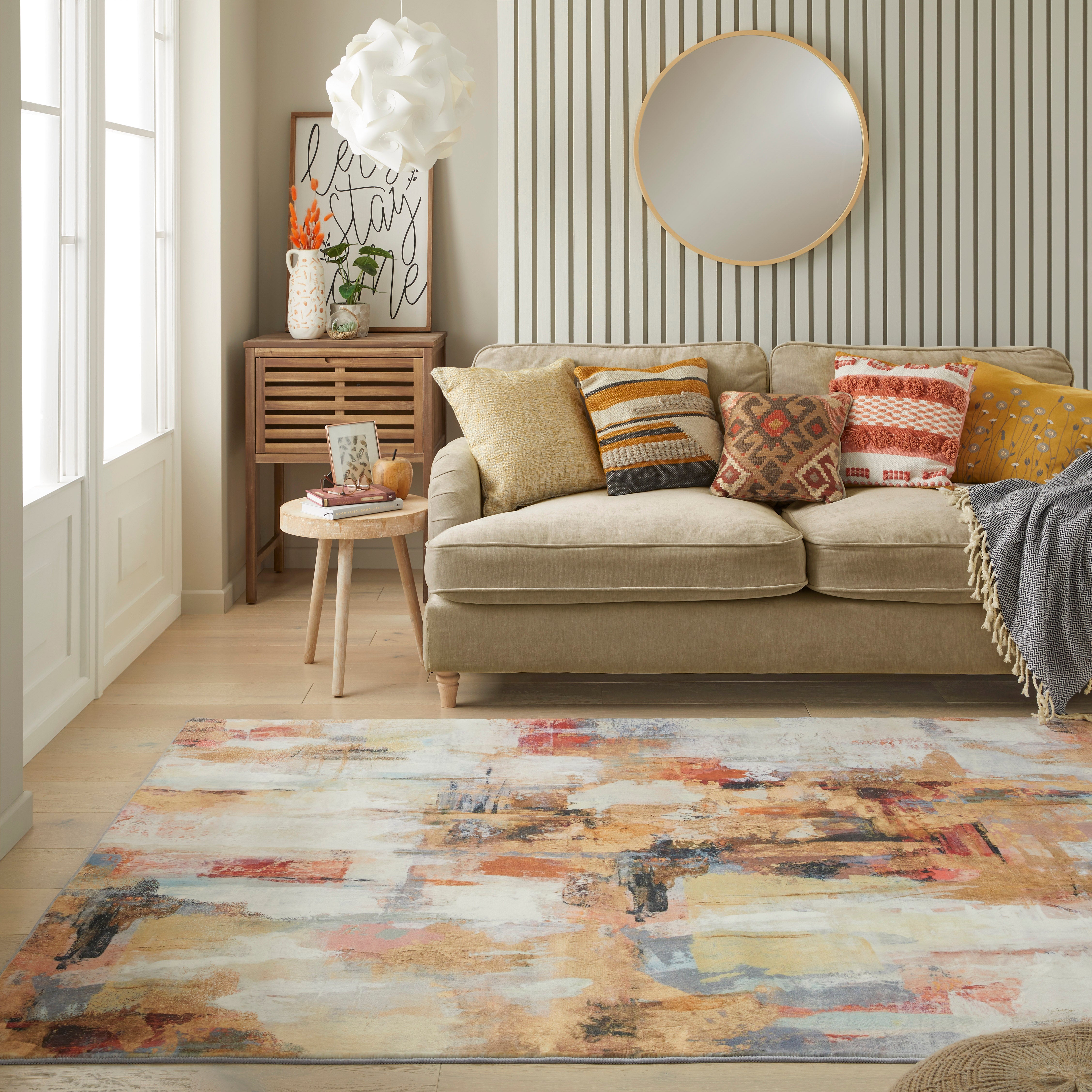 Lux Washable LUX 03 Beige Multicolour