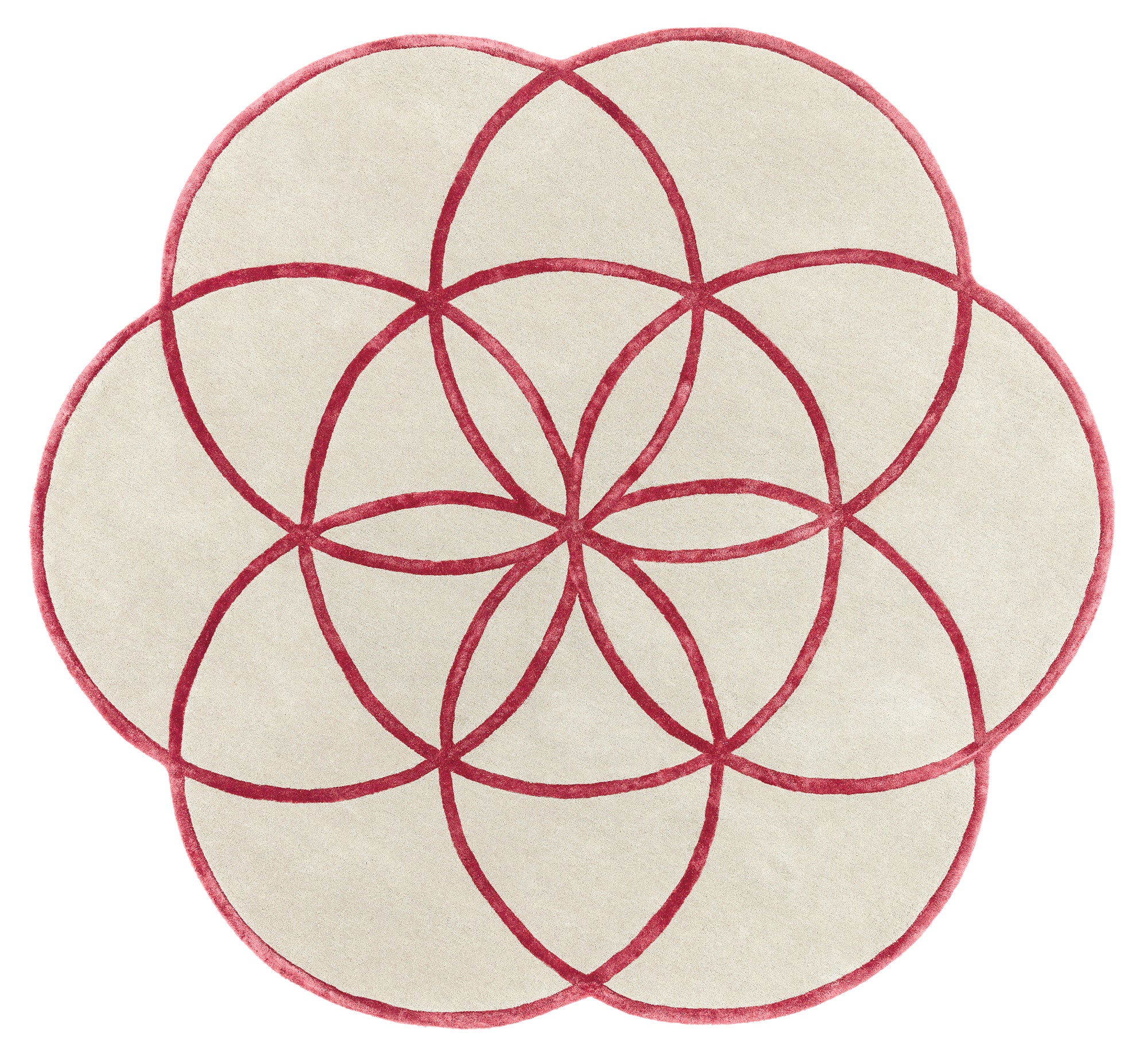 Lotus Red 200 x 200 cm