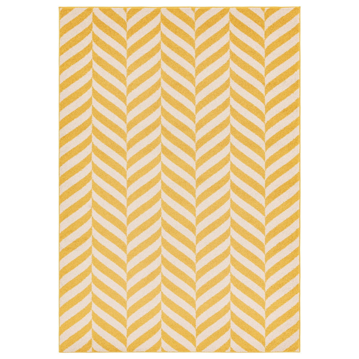 Muse MU08 Yellow Chevron rug