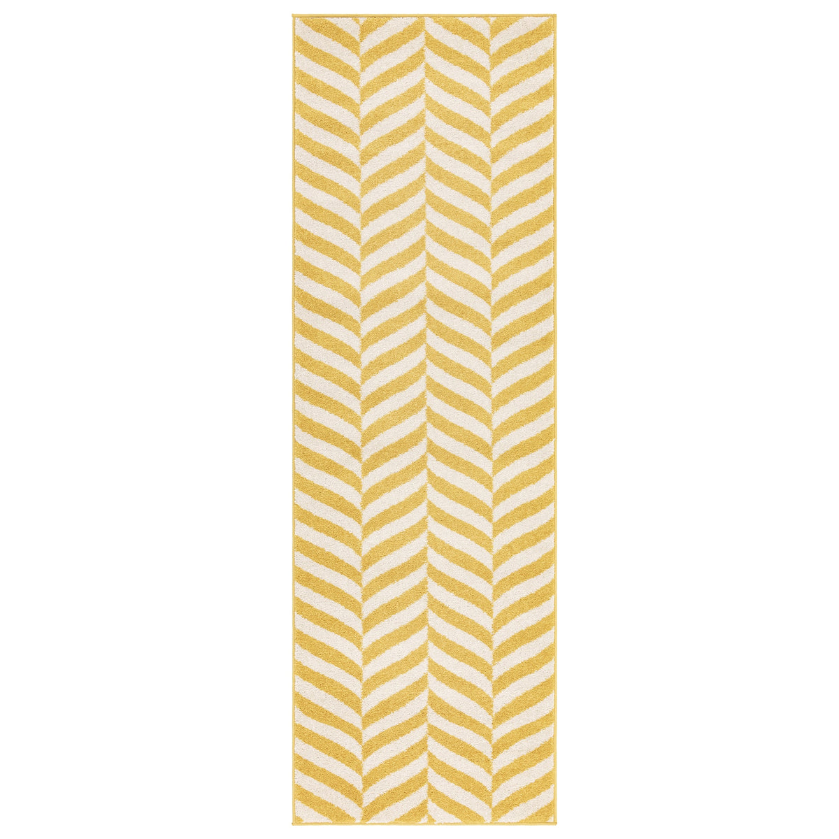 Muse MU08 Yellow Chevron rug