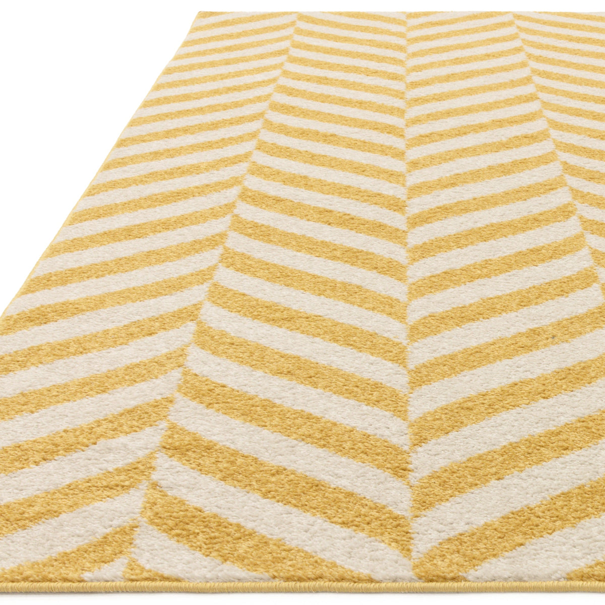Muse MU08 Yellow Chevron rug