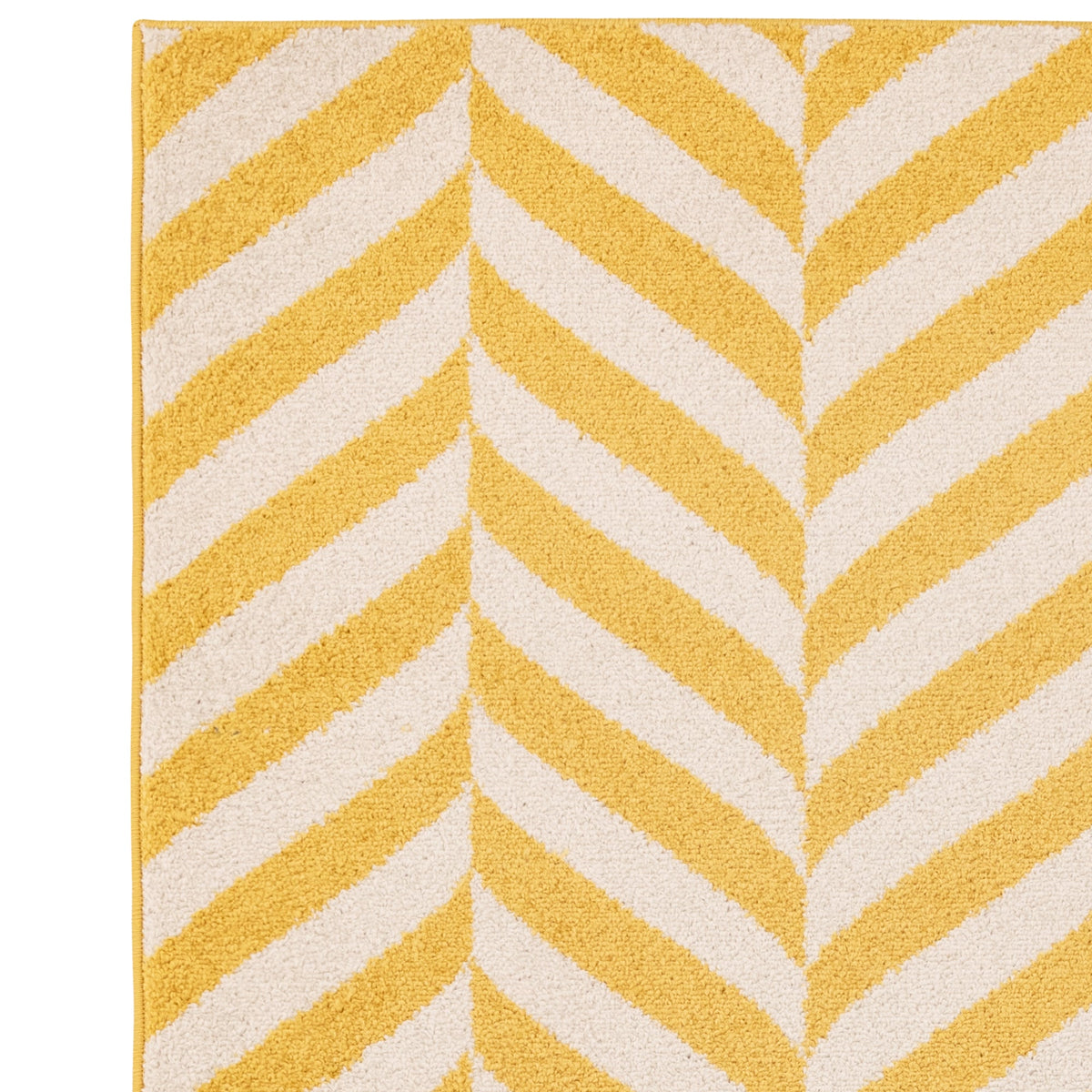 Muse MU08 Yellow Chevron rug