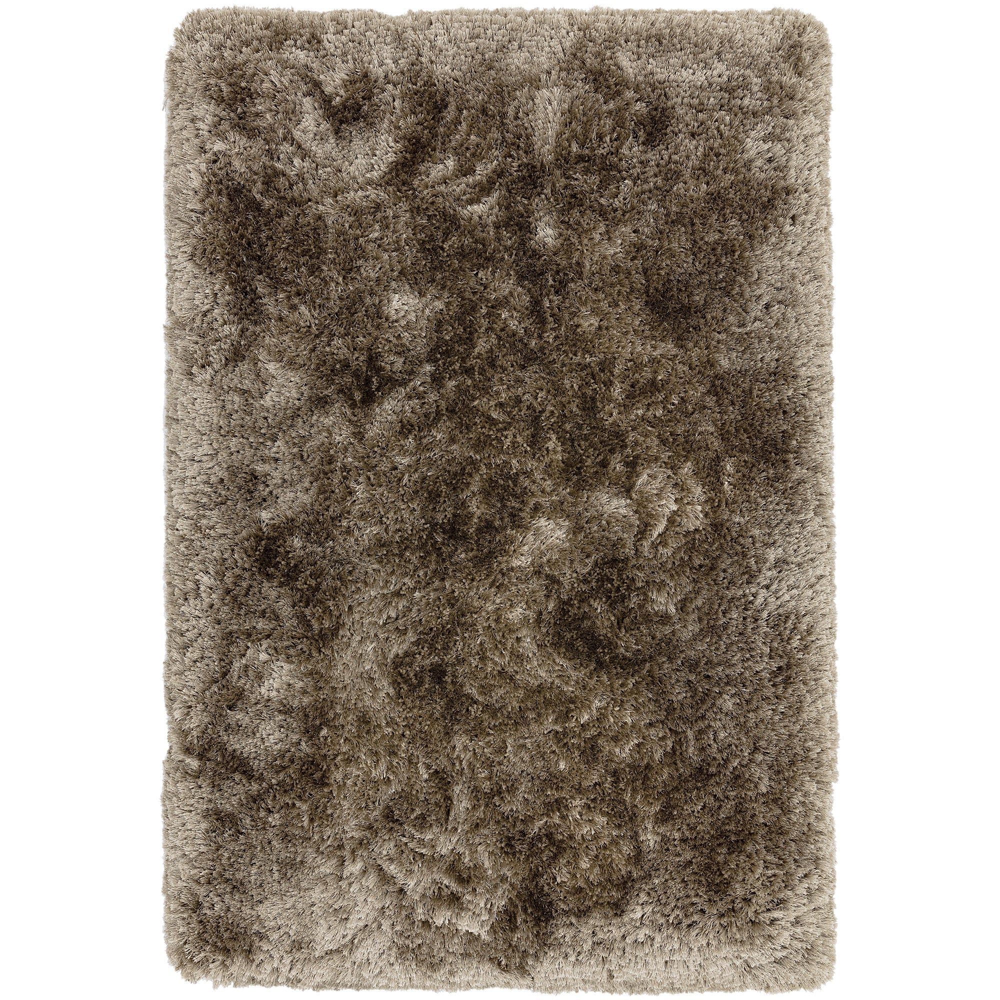 Plush Taupe shaggy rug