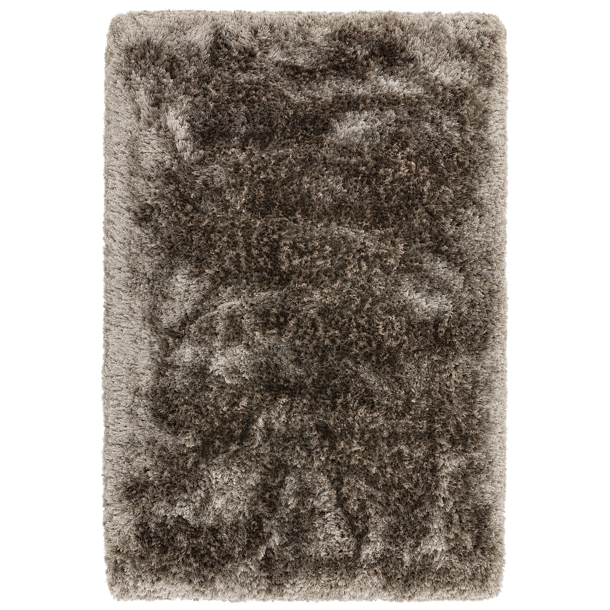 Plush Zinc shaggy rug