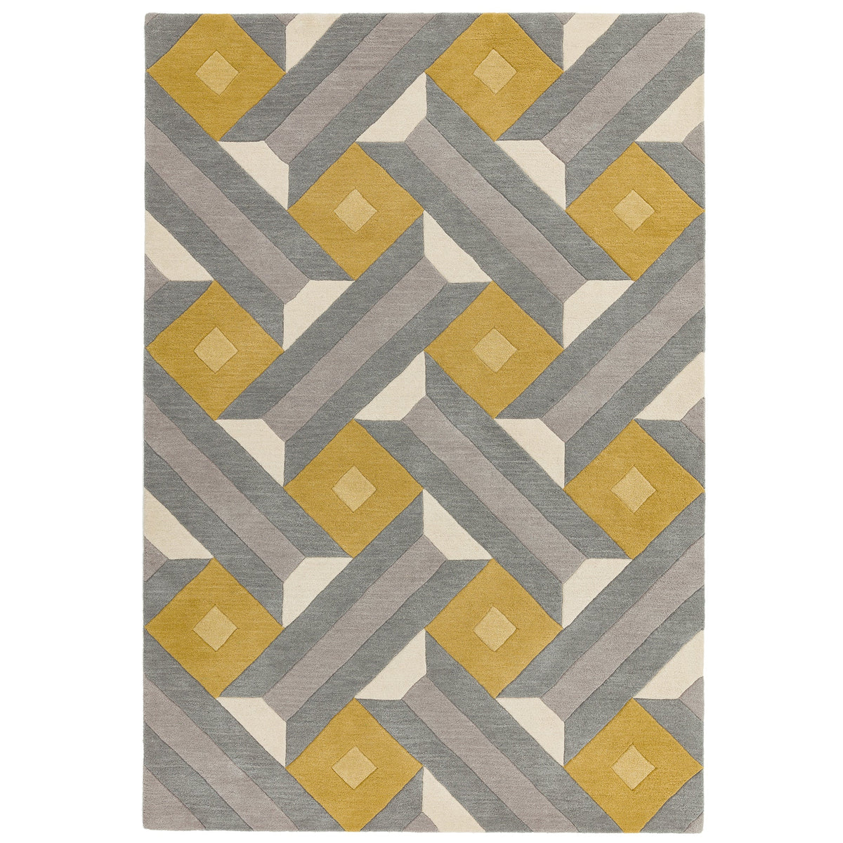 Reef RF01 Motif Ochre Grey rug