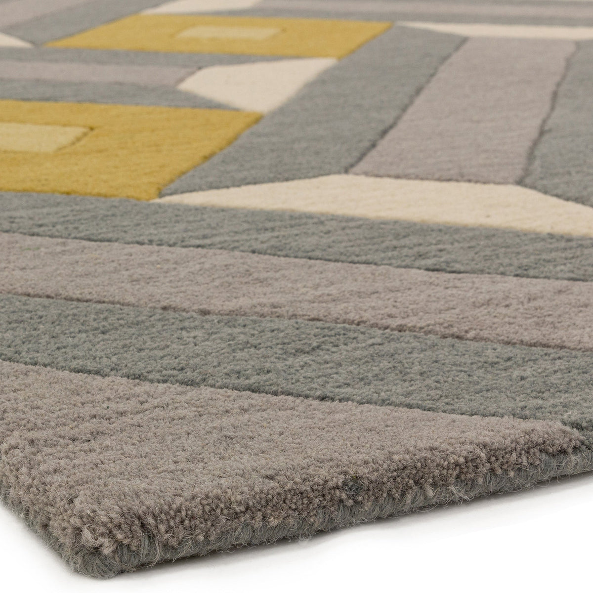 Reef RF01 Motif Ochre Grey rug