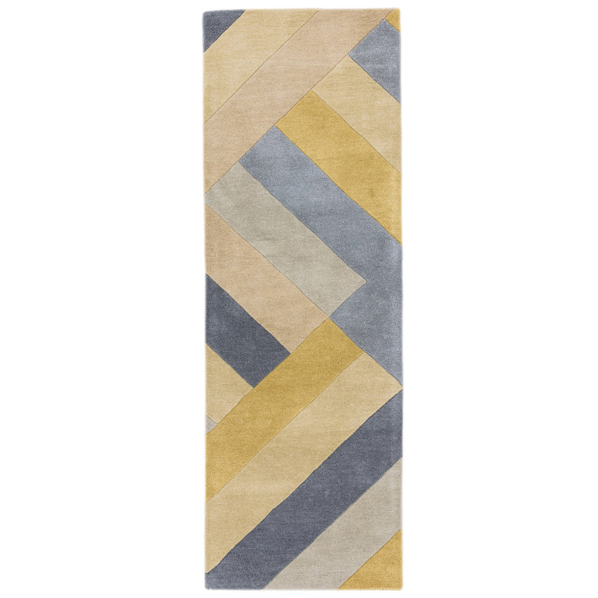 Reef RF02 Big Zig Ochre Grey rug