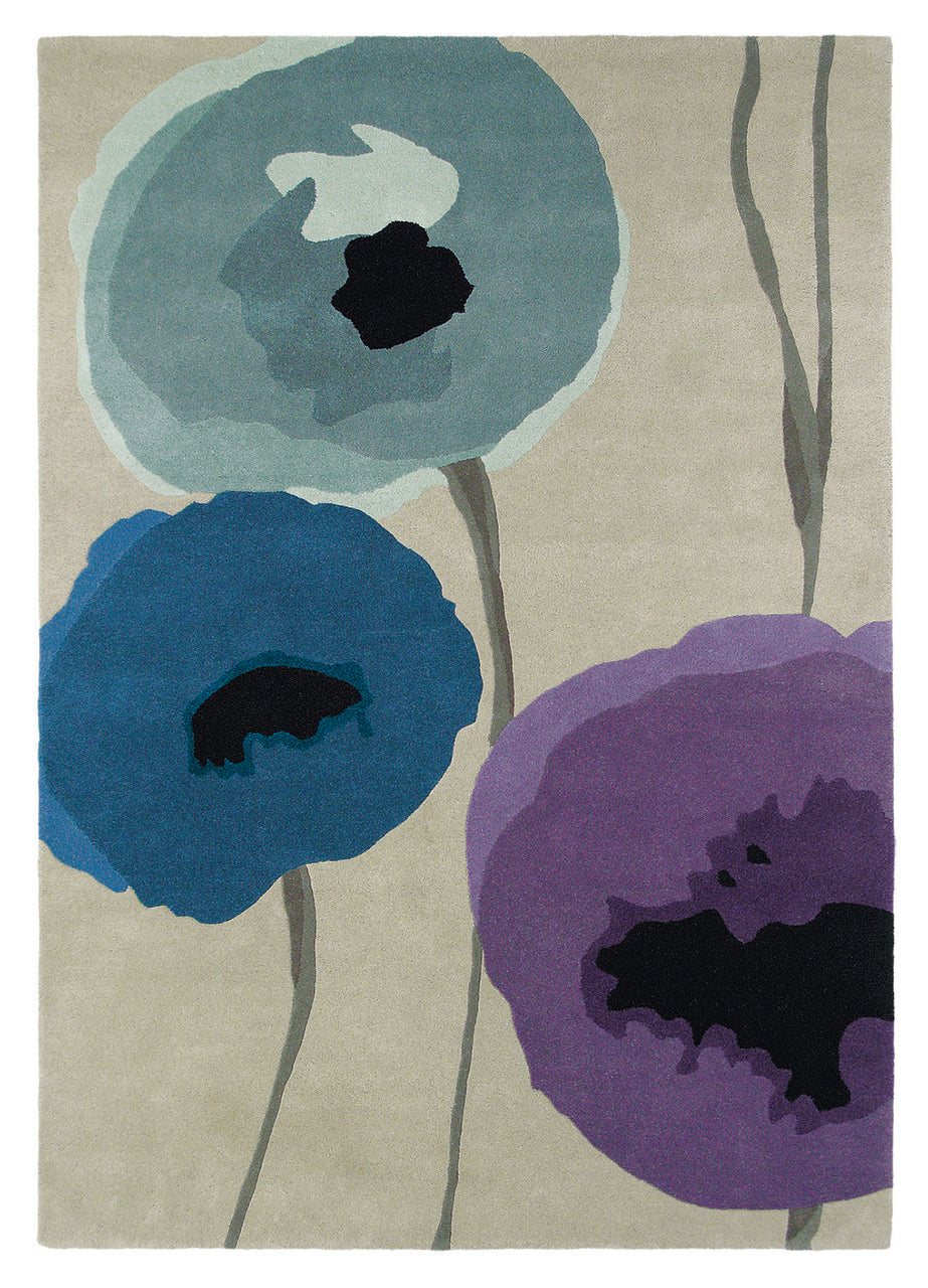 Sanderson Poppies 45705