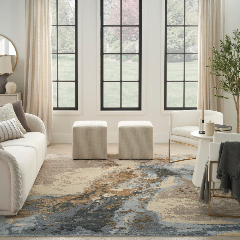 Silk Shadows SHA23 Beige Blue