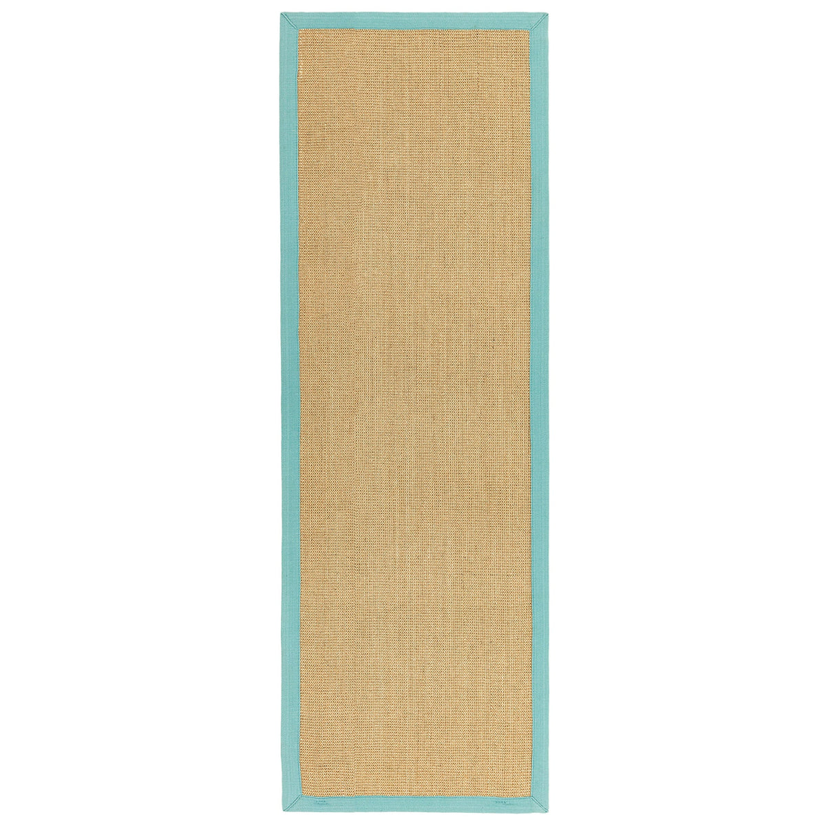 Sisal linen aqua rug