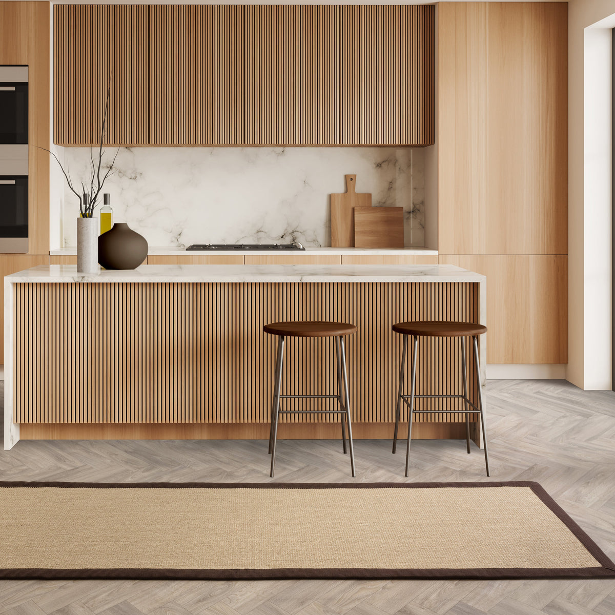 Sisal Linen Chocolate rug